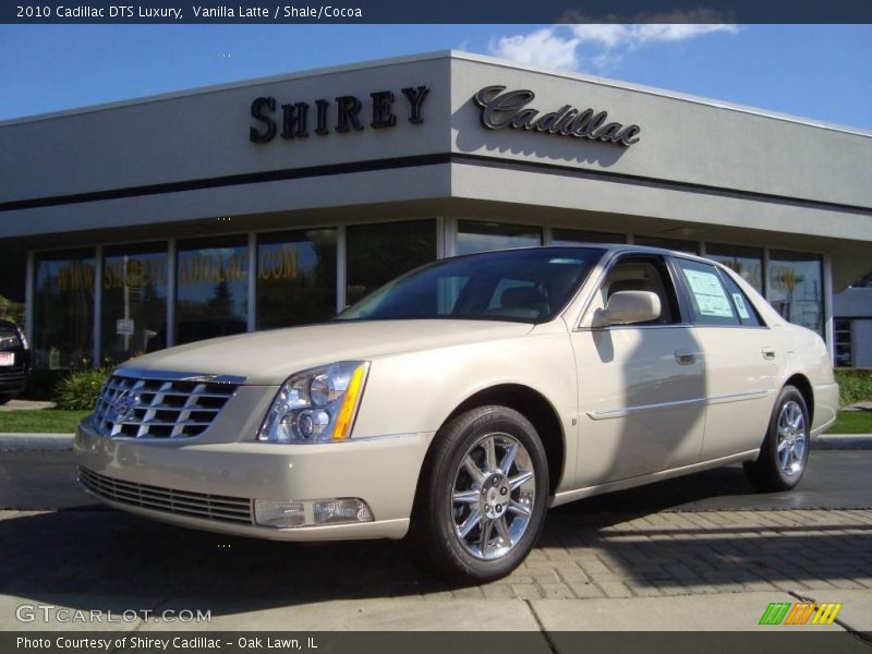 Vanilla Latte / Shale/Cocoa 2010 Cadillac DTS Luxury