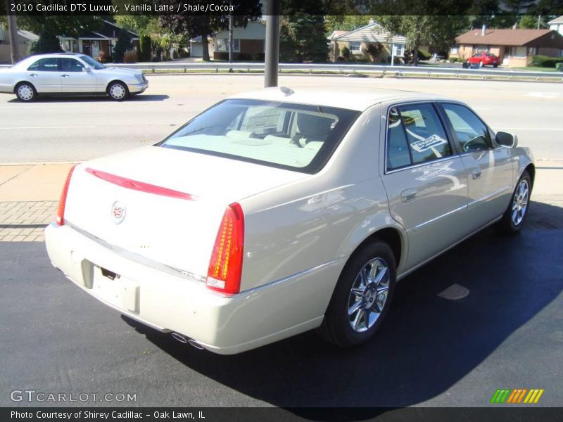 Vanilla Latte / Shale/Cocoa 2010 Cadillac DTS Luxury