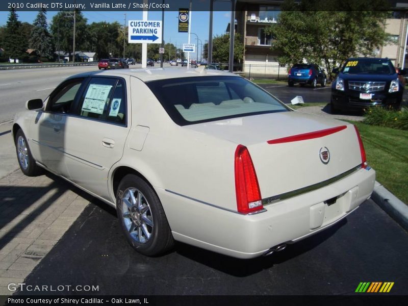 Vanilla Latte / Shale/Cocoa 2010 Cadillac DTS Luxury
