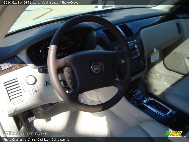 Vanilla Latte / Shale/Cocoa 2010 Cadillac DTS Luxury