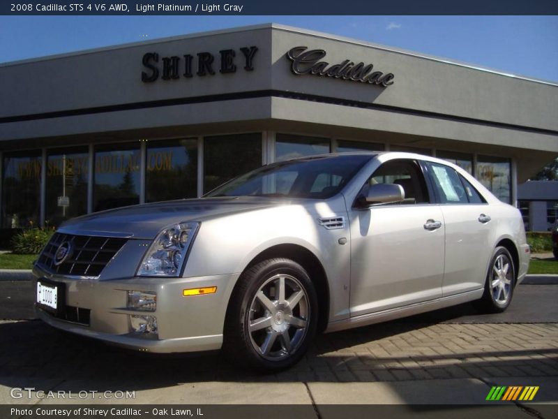 Light Platinum / Light Gray 2008 Cadillac STS 4 V6 AWD