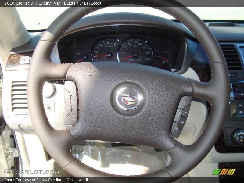Vanilla Latte / Shale/Cocoa 2010 Cadillac DTS Luxury
