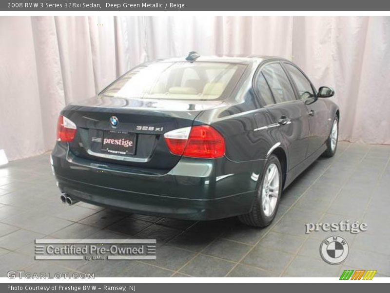 Deep Green Metallic / Beige 2008 BMW 3 Series 328xi Sedan