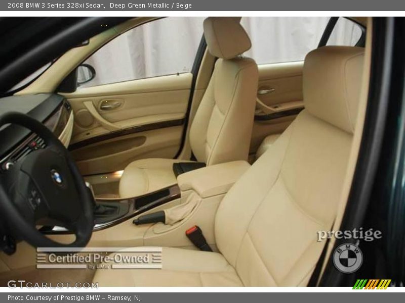 Deep Green Metallic / Beige 2008 BMW 3 Series 328xi Sedan