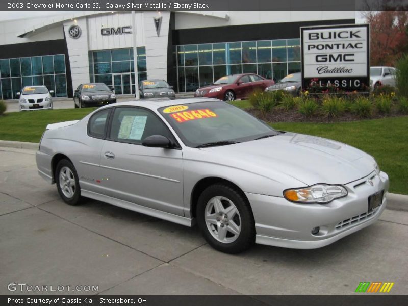 Galaxy Silver Metallic / Ebony Black 2003 Chevrolet Monte Carlo SS