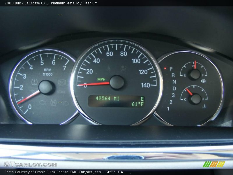 Platinum Metallic / Titanium 2008 Buick LaCrosse CXL