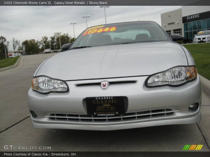 Galaxy Silver Metallic / Ebony Black 2003 Chevrolet Monte Carlo SS
