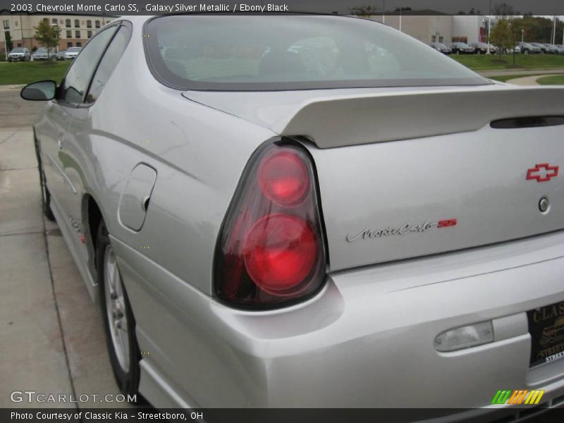 Galaxy Silver Metallic / Ebony Black 2003 Chevrolet Monte Carlo SS