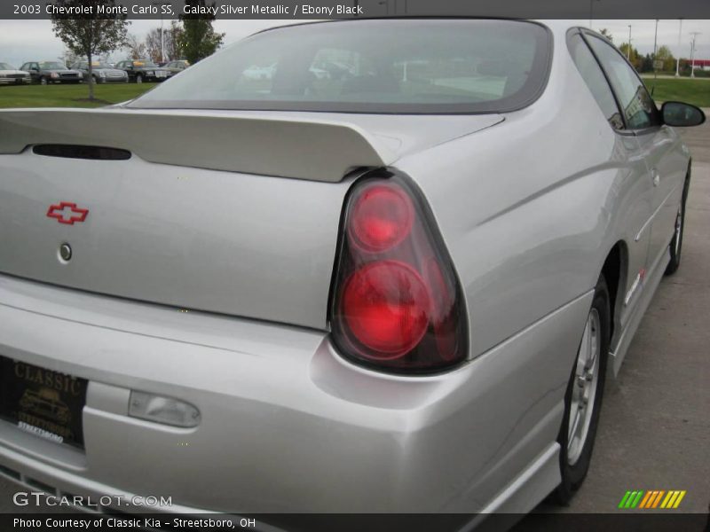 Galaxy Silver Metallic / Ebony Black 2003 Chevrolet Monte Carlo SS