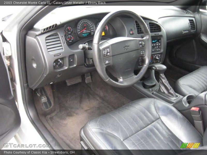 Galaxy Silver Metallic / Ebony Black 2003 Chevrolet Monte Carlo SS