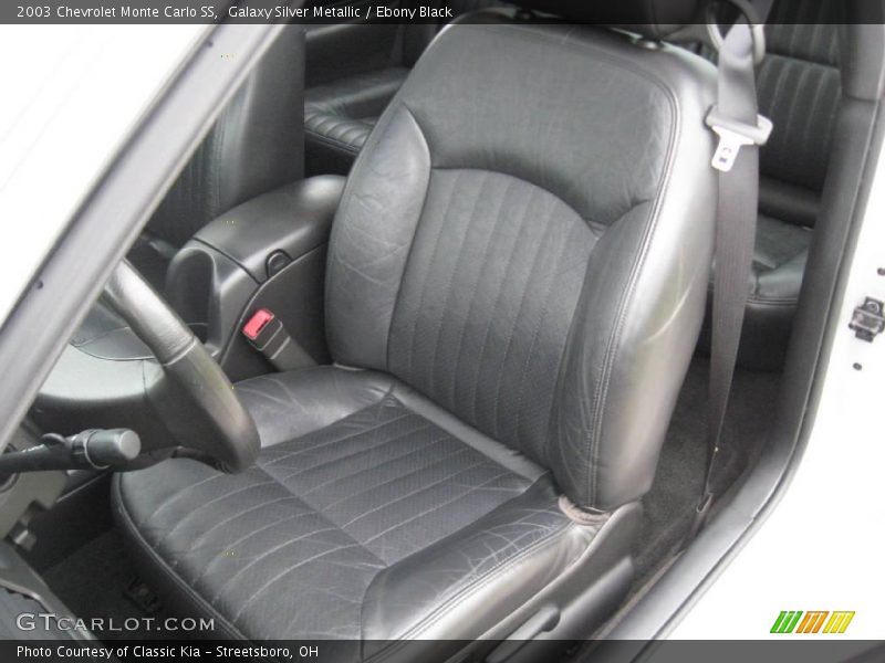 Galaxy Silver Metallic / Ebony Black 2003 Chevrolet Monte Carlo SS