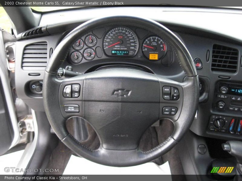 Galaxy Silver Metallic / Ebony Black 2003 Chevrolet Monte Carlo SS