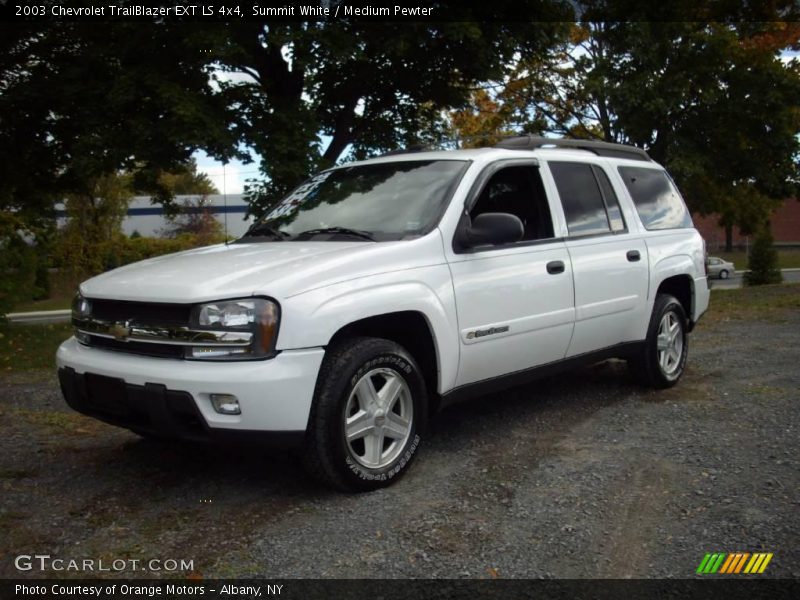 Summit White / Medium Pewter 2003 Chevrolet TrailBlazer EXT LS 4x4