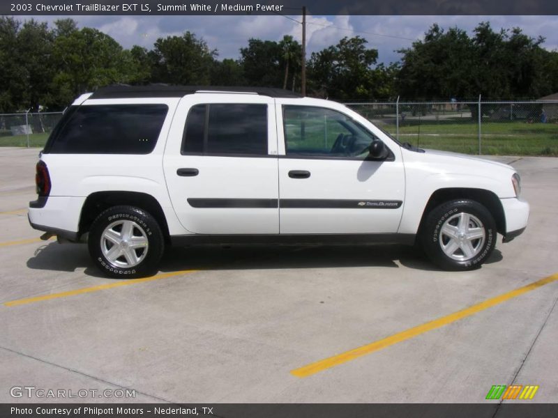 Summit White / Medium Pewter 2003 Chevrolet TrailBlazer EXT LS