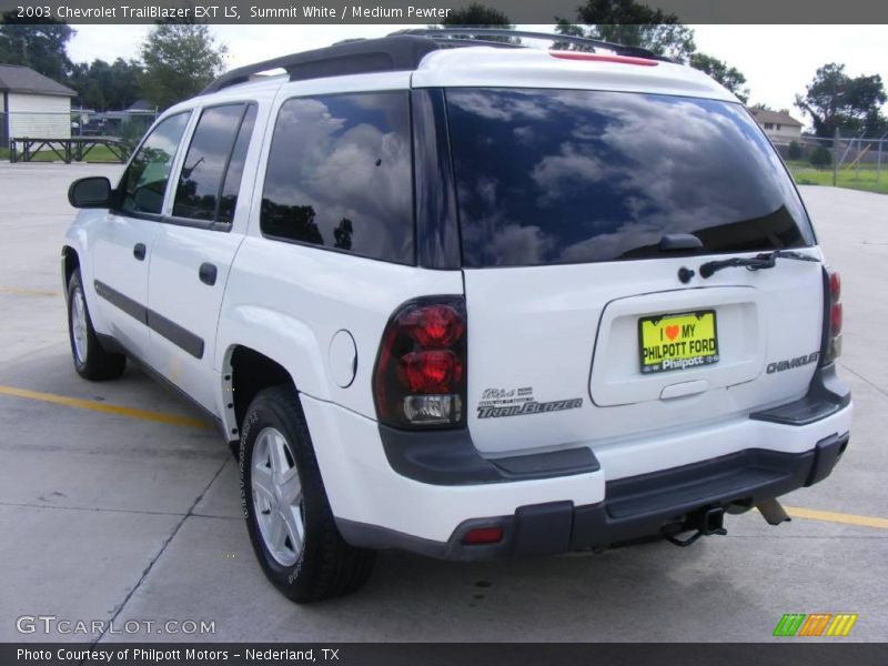 Summit White / Medium Pewter 2003 Chevrolet TrailBlazer EXT LS