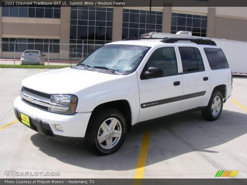 Summit White / Medium Pewter 2003 Chevrolet TrailBlazer EXT LS