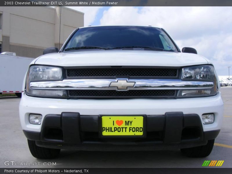 Summit White / Medium Pewter 2003 Chevrolet TrailBlazer EXT LS