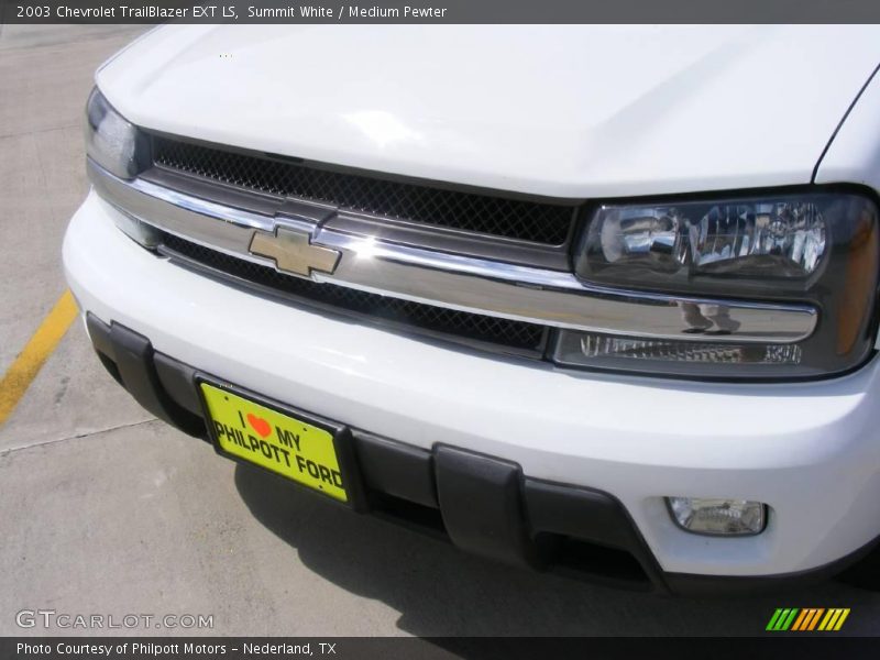 Summit White / Medium Pewter 2003 Chevrolet TrailBlazer EXT LS