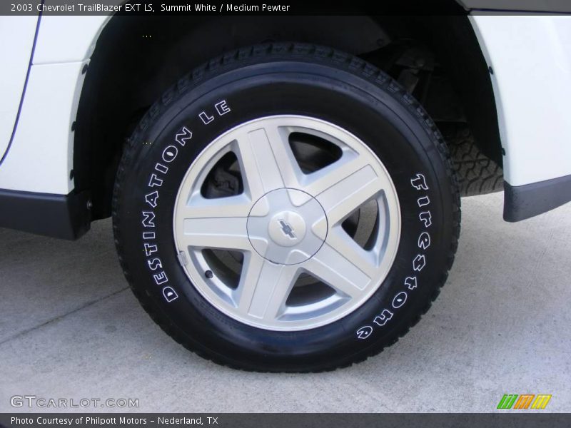 Summit White / Medium Pewter 2003 Chevrolet TrailBlazer EXT LS