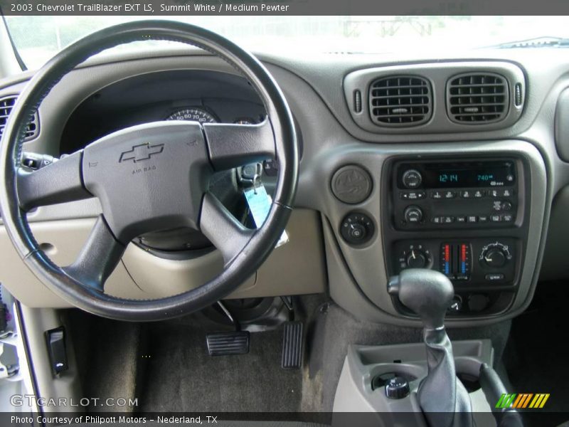 Summit White / Medium Pewter 2003 Chevrolet TrailBlazer EXT LS