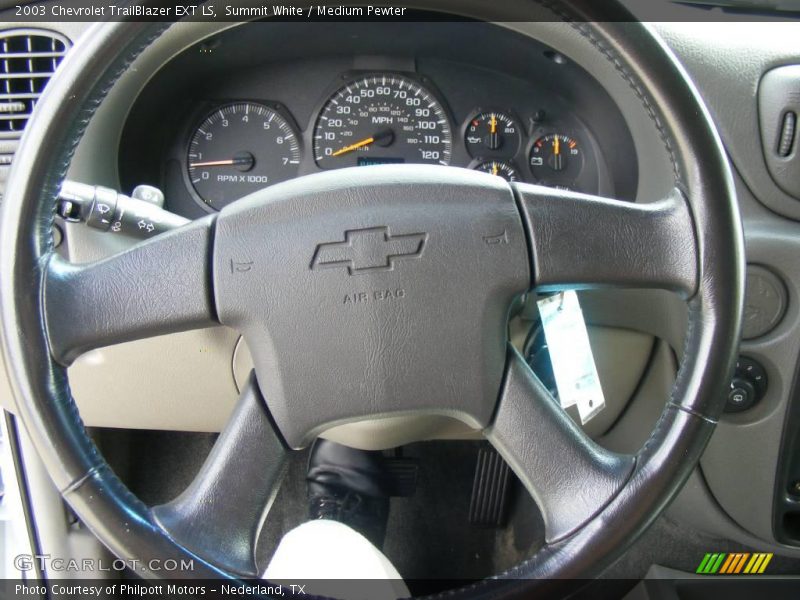 Summit White / Medium Pewter 2003 Chevrolet TrailBlazer EXT LS
