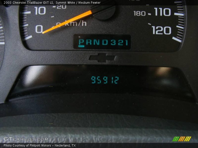 Summit White / Medium Pewter 2003 Chevrolet TrailBlazer EXT LS