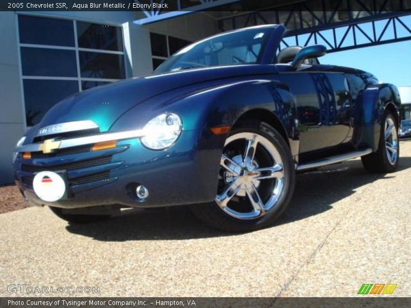 Aqua Blur Metallic / Ebony Black 2005 Chevrolet SSR
