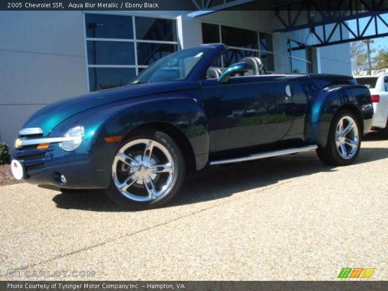 Aqua Blur Metallic / Ebony Black 2005 Chevrolet SSR