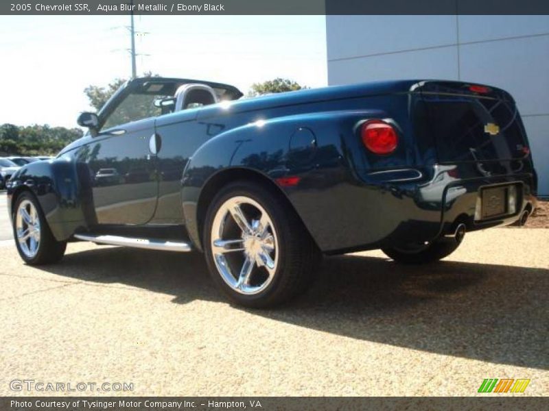Aqua Blur Metallic / Ebony Black 2005 Chevrolet SSR