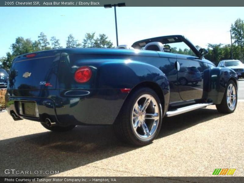 Aqua Blur Metallic / Ebony Black 2005 Chevrolet SSR