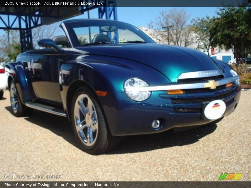 Aqua Blur Metallic / Ebony Black 2005 Chevrolet SSR