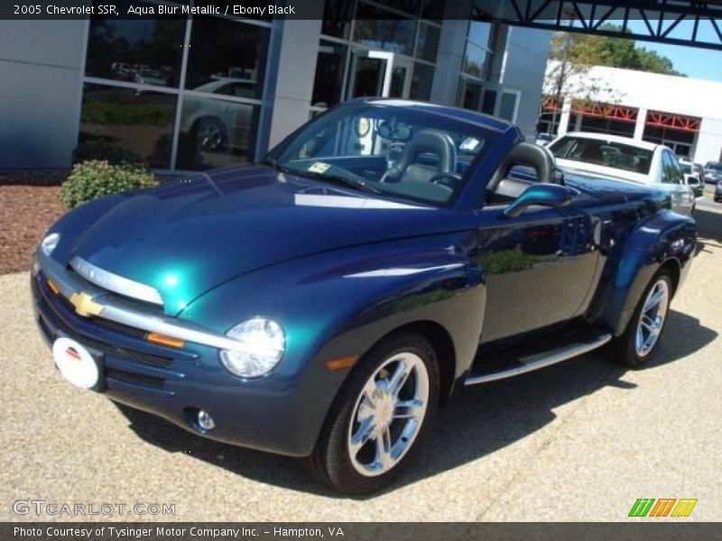 Aqua Blur Metallic / Ebony Black 2005 Chevrolet SSR