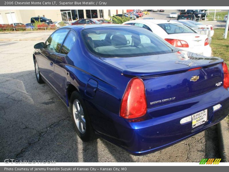 Superior Blue Metallic / Gray 2006 Chevrolet Monte Carlo LT