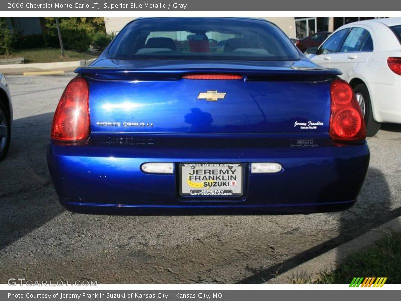 Superior Blue Metallic / Gray 2006 Chevrolet Monte Carlo LT