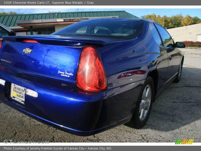 Superior Blue Metallic / Gray 2006 Chevrolet Monte Carlo LT