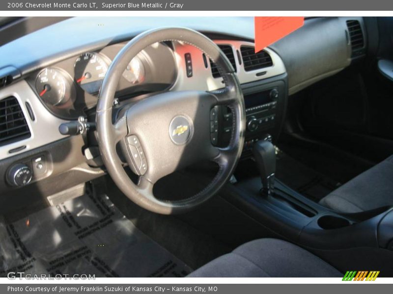Superior Blue Metallic / Gray 2006 Chevrolet Monte Carlo LT