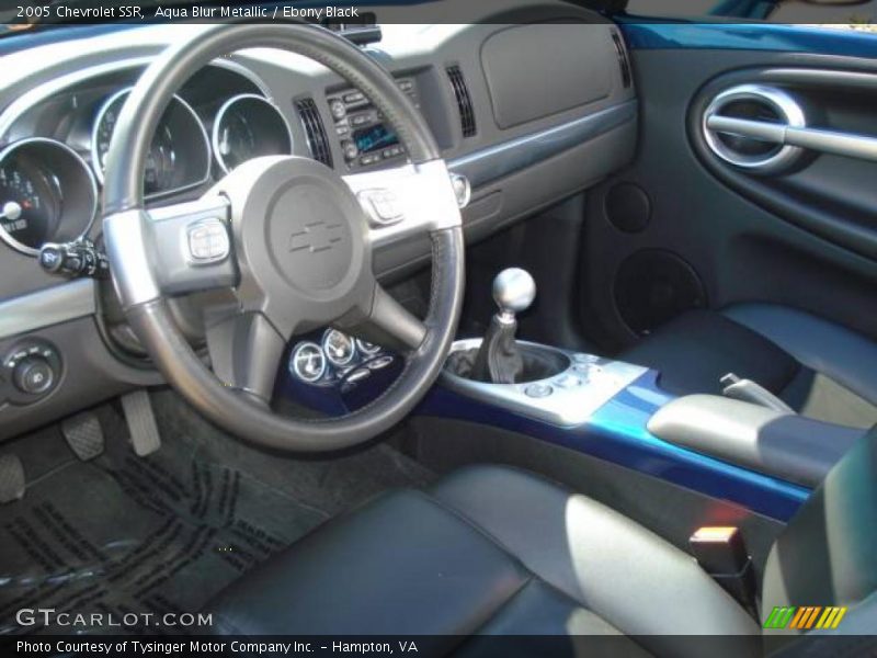 Aqua Blur Metallic / Ebony Black 2005 Chevrolet SSR