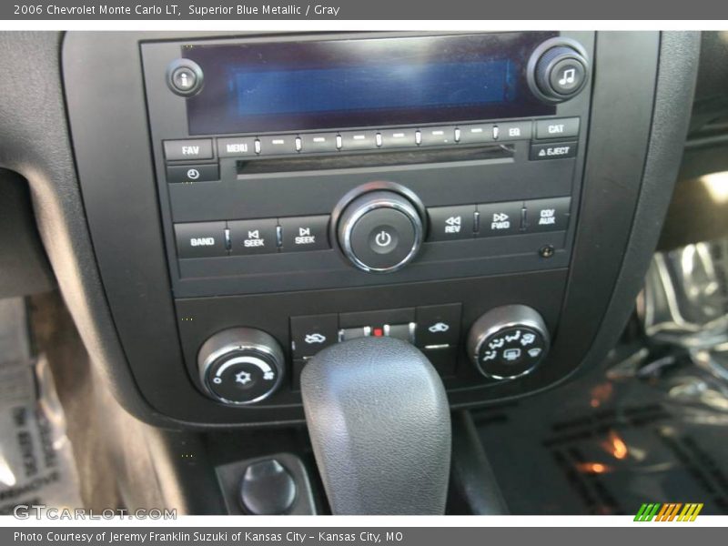 Superior Blue Metallic / Gray 2006 Chevrolet Monte Carlo LT