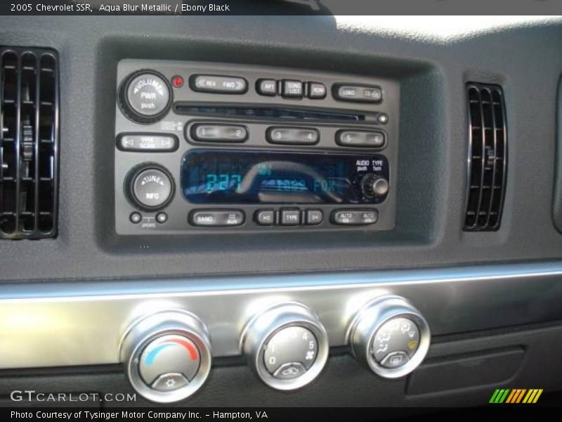 Aqua Blur Metallic / Ebony Black 2005 Chevrolet SSR