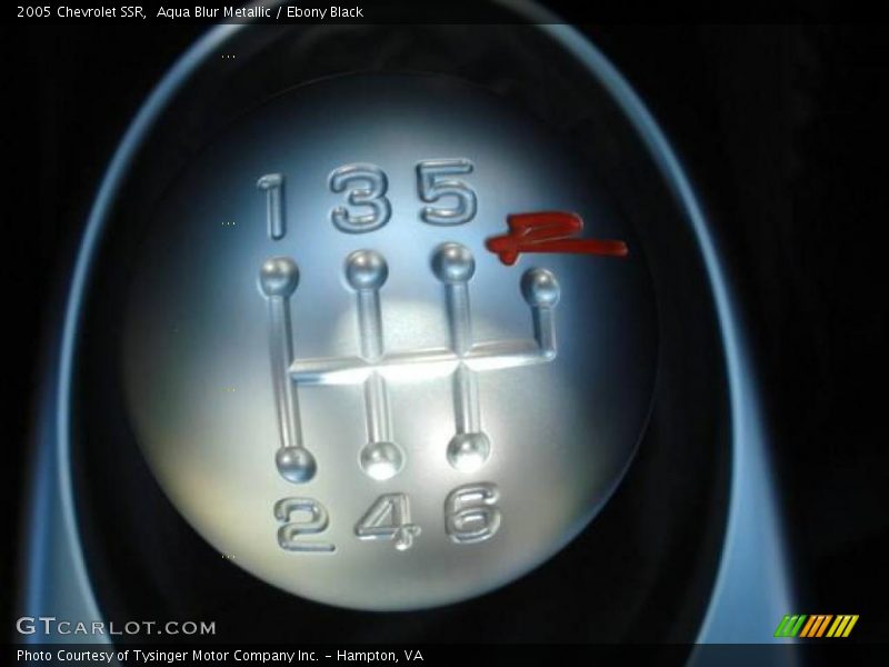 Aqua Blur Metallic / Ebony Black 2005 Chevrolet SSR