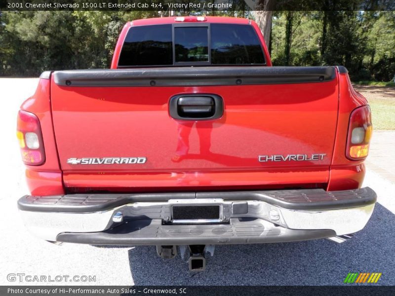 Victory Red / Graphite 2001 Chevrolet Silverado 1500 LT Extended Cab 4x4
