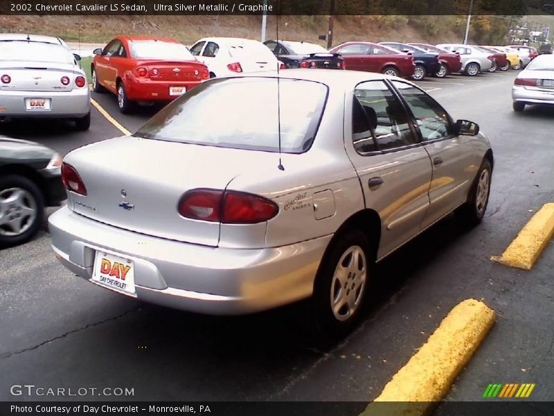 Ultra Silver Metallic / Graphite 2002 Chevrolet Cavalier LS Sedan