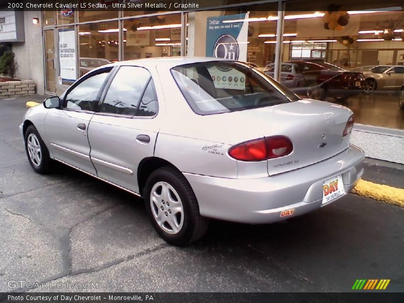 Ultra Silver Metallic / Graphite 2002 Chevrolet Cavalier LS Sedan