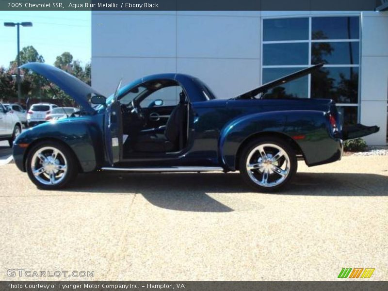 Aqua Blur Metallic / Ebony Black 2005 Chevrolet SSR