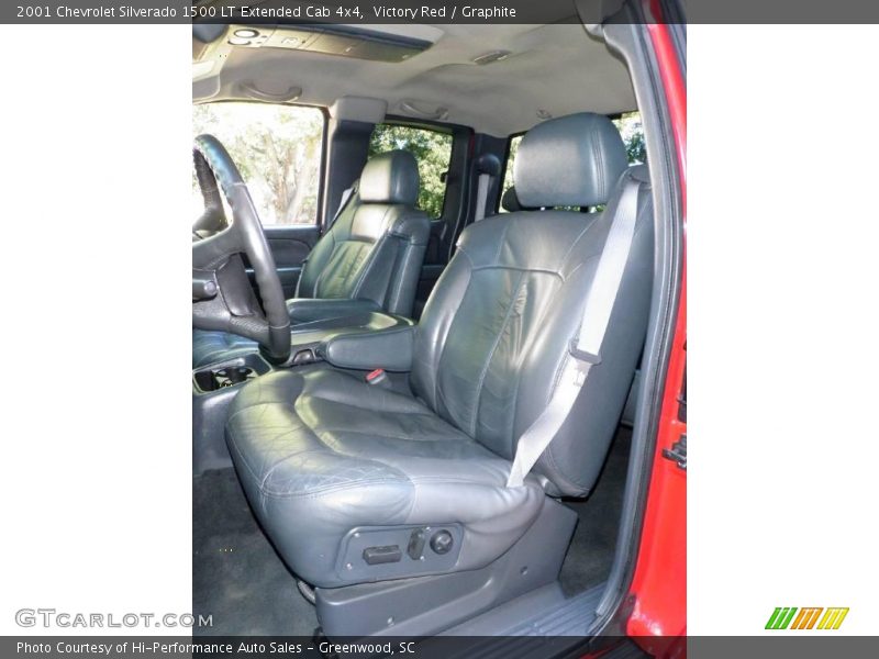 Victory Red / Graphite 2001 Chevrolet Silverado 1500 LT Extended Cab 4x4