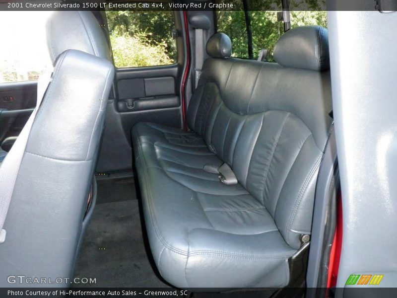 Victory Red / Graphite 2001 Chevrolet Silverado 1500 LT Extended Cab 4x4