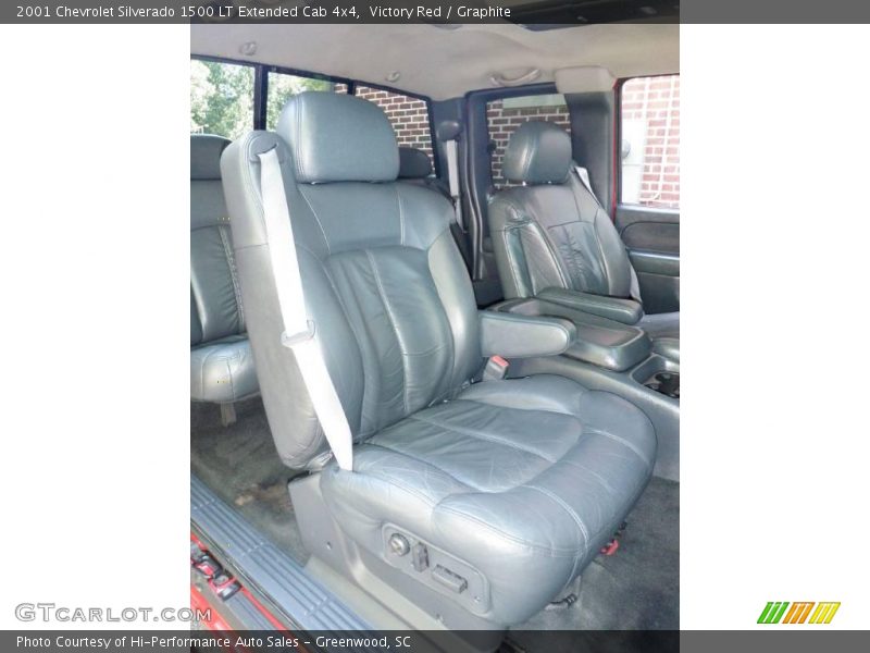 Victory Red / Graphite 2001 Chevrolet Silverado 1500 LT Extended Cab 4x4