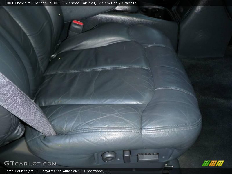 Victory Red / Graphite 2001 Chevrolet Silverado 1500 LT Extended Cab 4x4