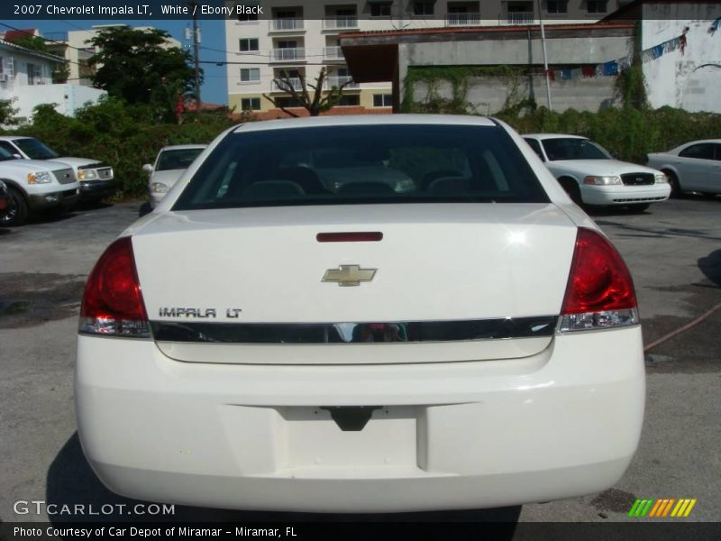 White / Ebony Black 2007 Chevrolet Impala LT