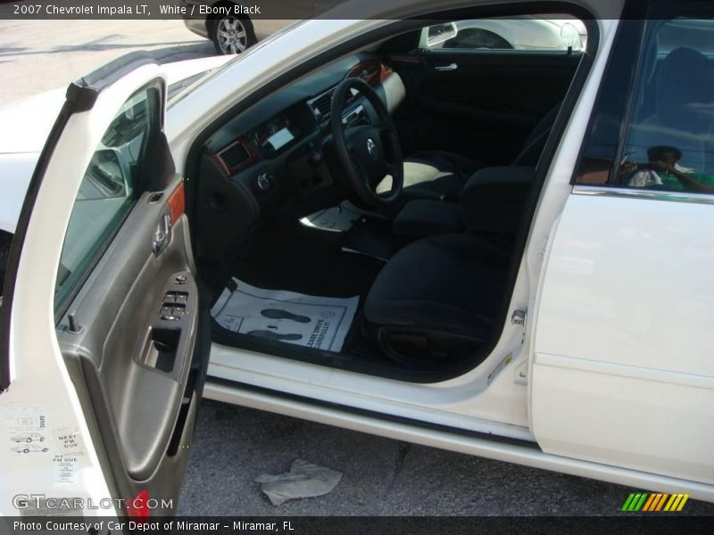 White / Ebony Black 2007 Chevrolet Impala LT